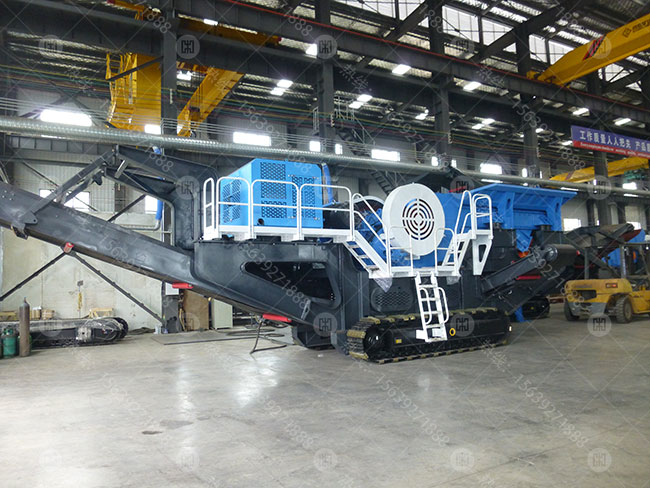 履帶移動顎式破碎站