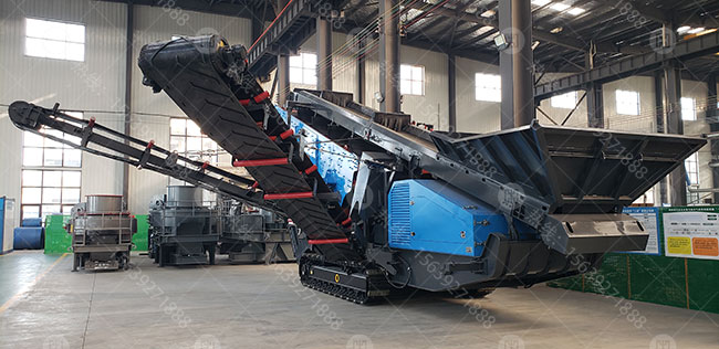 履帶移動篩分站