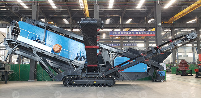 履帶移動篩分站