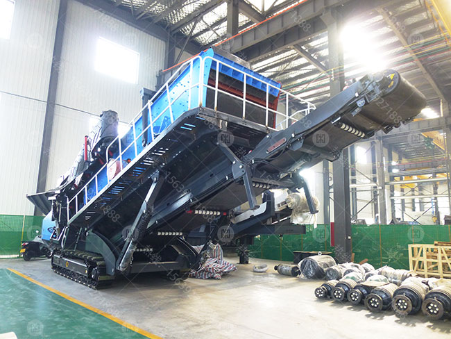 履帶移動篩分站