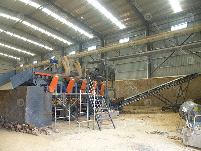 湖南株洲1580泥石分離機現場